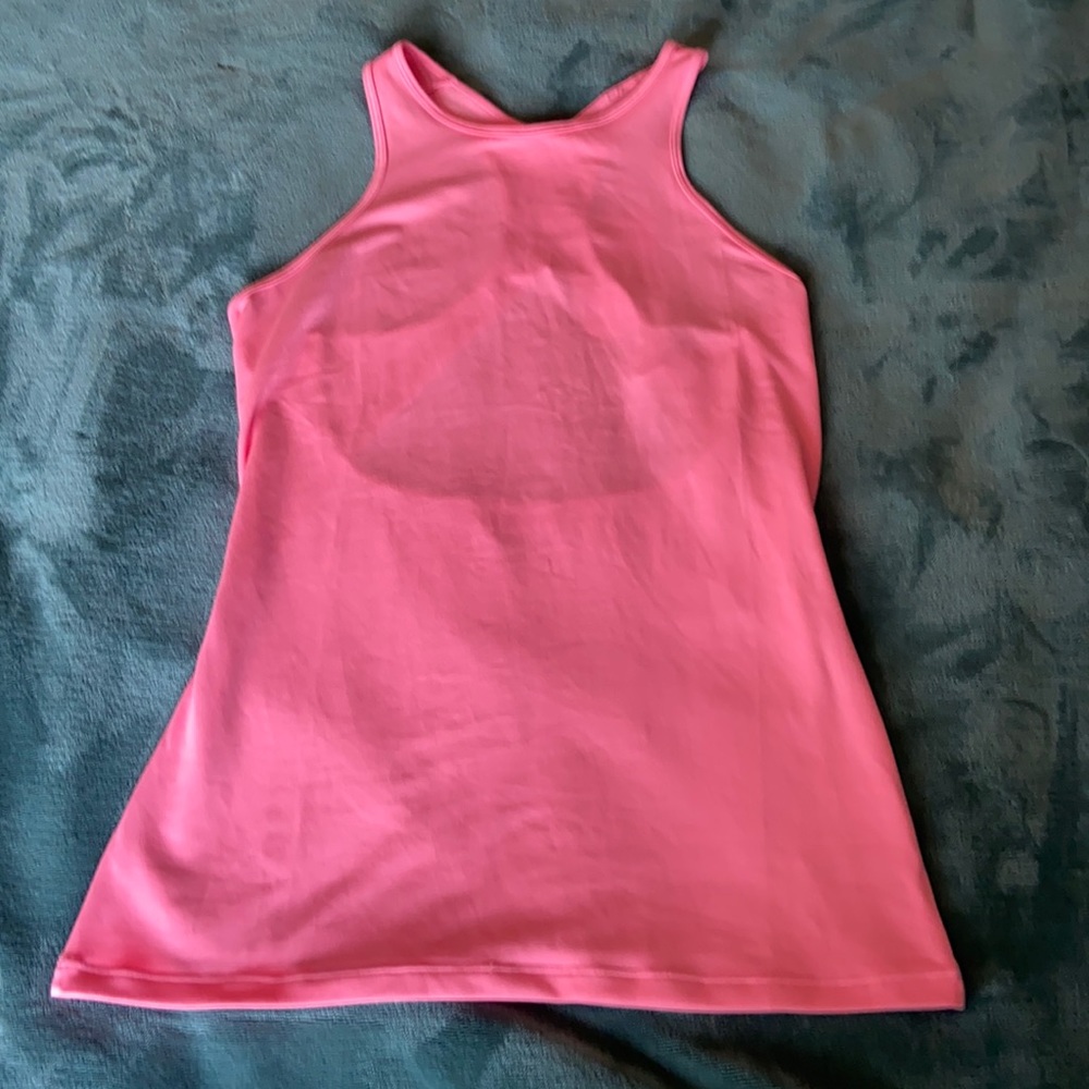 Athleta pink tank top size medium NWT